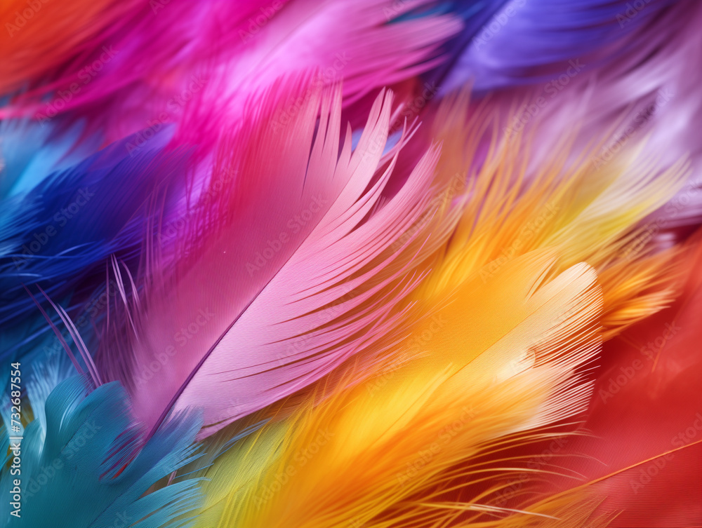 pile of feather, rainbow feathers, feathers for costume design, feathers for crafts, zoomed in pile of feather, rainbow feathers, feathers for costume design, feathers for crafts, zoomed in