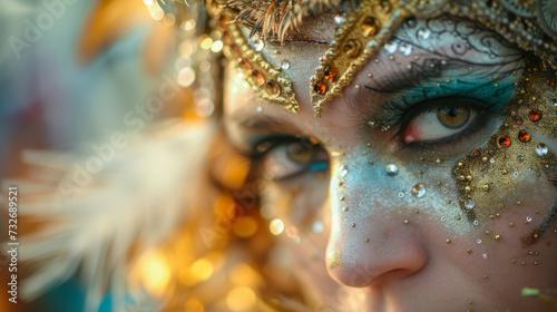 Image of a woman's face with makeup