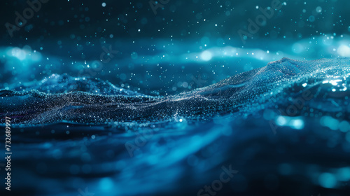 background with wave