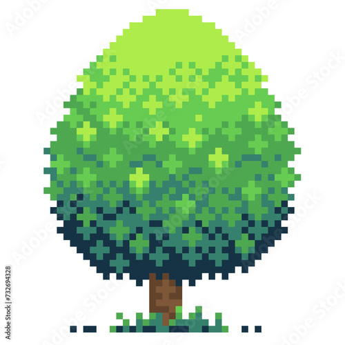 Tree pixel art