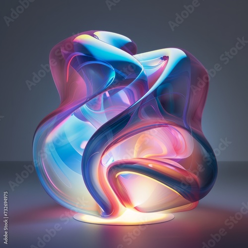 3D glow shape