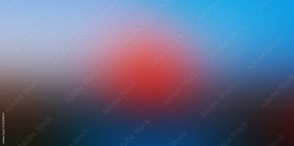 Abstract blue red holographic grainy gradient background for banners, design, advertising, covers, templates and posters Abstract blue red holographic grainy gradient background for banners, design, advertising, covers, templates and posters