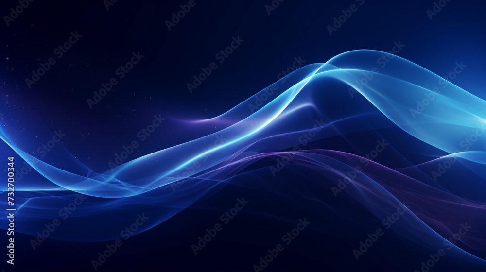 Immersing in the Mesmerizing Depths of a Blue Abstract Background: A Journey into Serenity