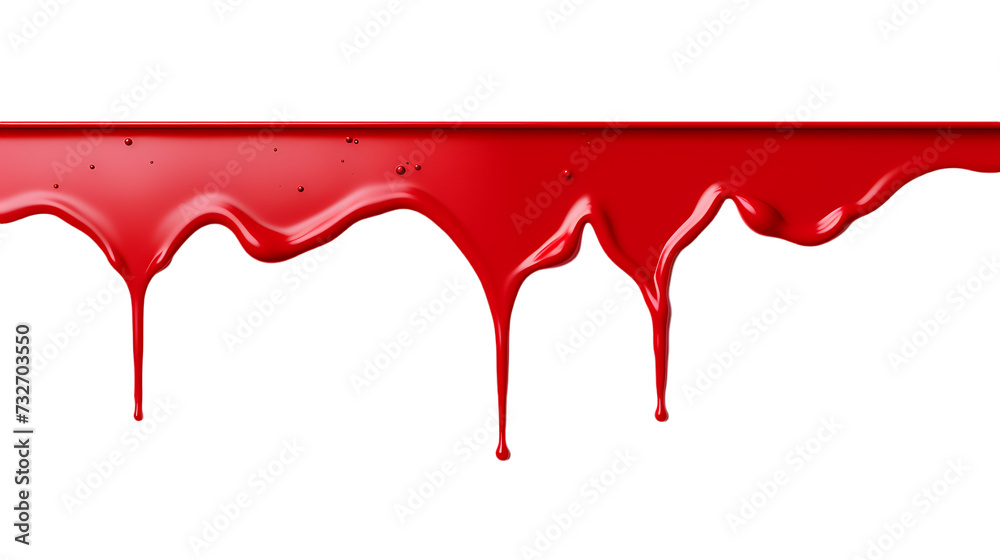 Blood dripping cut out isolated on white background transparent,png