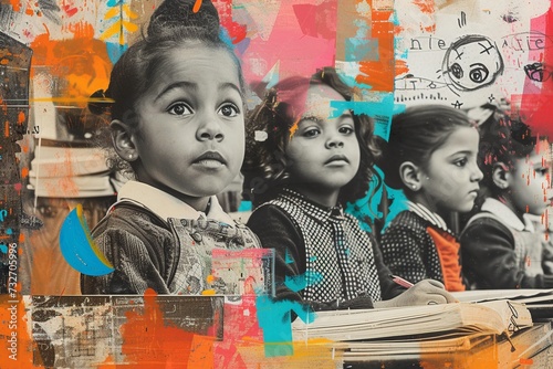 Global Education Unity Art Collage