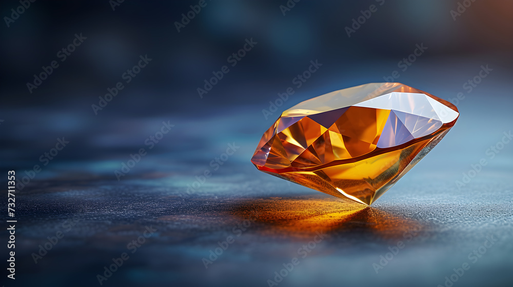 Radiant Topaz: A Stunning Yellow Gem Illuminated with Brilliance. Generative AI Radiant Topaz: A Stunning Yellow Gem Illuminated with Brilliance. Generative AI