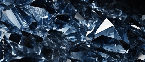 Close-up of crystals abstract background photo