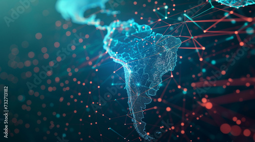 A Digital Network of South America - Connectivity in a Globalized World © Tharshan