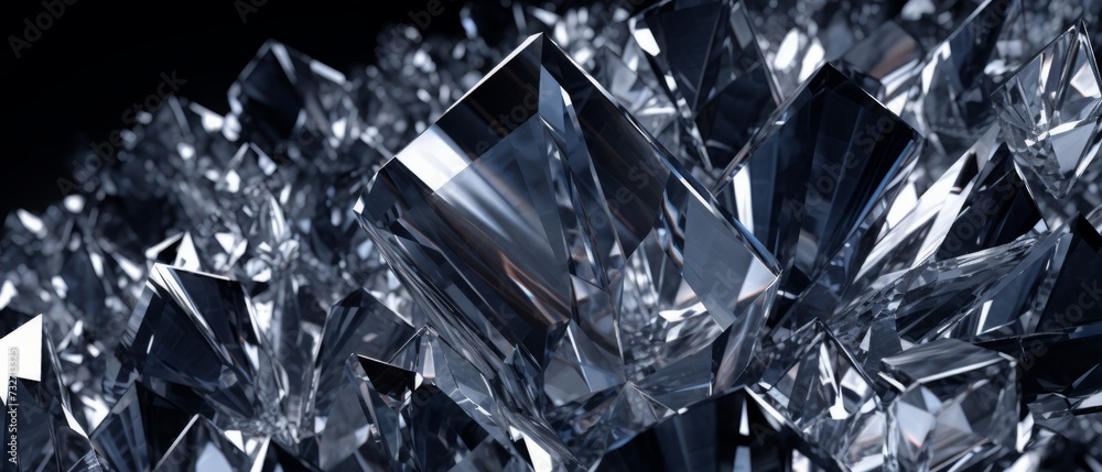 Close-up of crystals abstract background Close-up of crystals abstract background