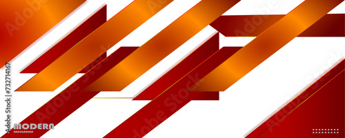 Abstract modern red and gold background