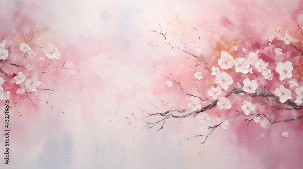 Abstract sakura cherry blossom art background Abstract sakura cherry blossom art background
