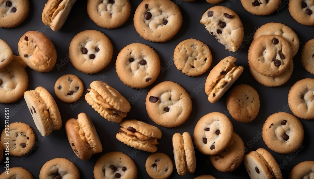 Chocolate and peanut butter cookies and biscuits Chocolate and peanut butter cookies and biscuits