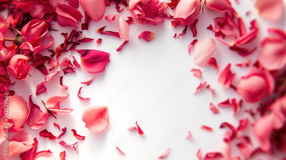 Fundo fotografico feminino com flores e pétalas caindo. Fundo fotografico feminino com flores e pétalas caindo.