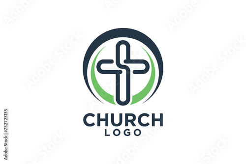 Church logo design creative unique concept