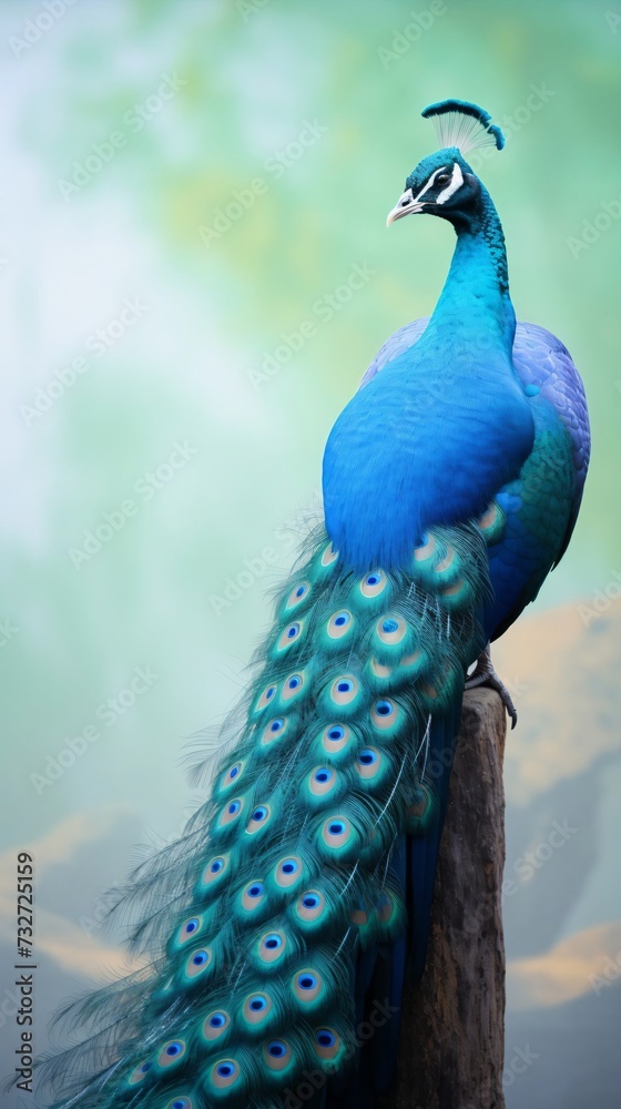 Obraz premium peacock with feathers
