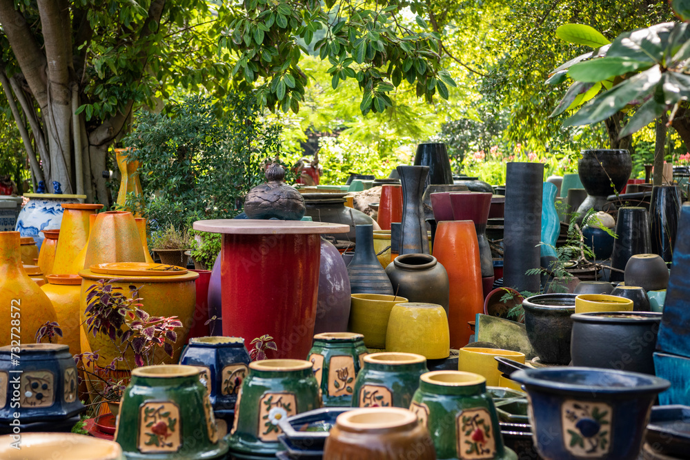 Obraz premium THAILAND RATCHABURI POTTERY CERAMICS SHOP