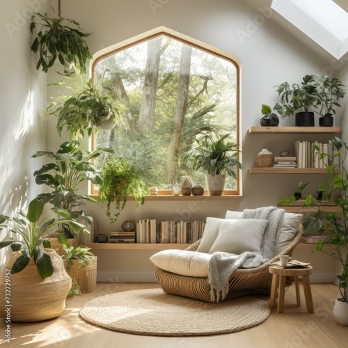 interior design with indoor plants © Olga