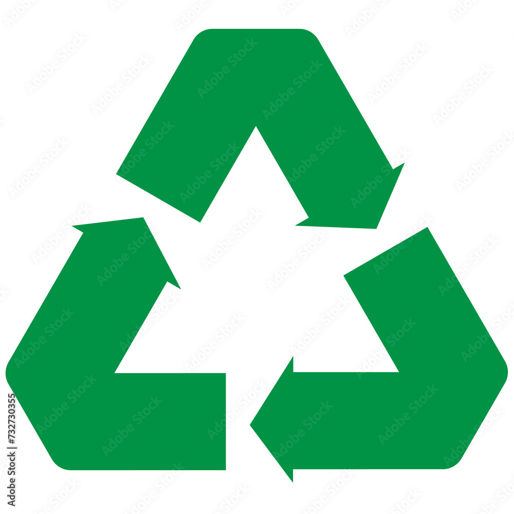 green recycling icon green recycling icon