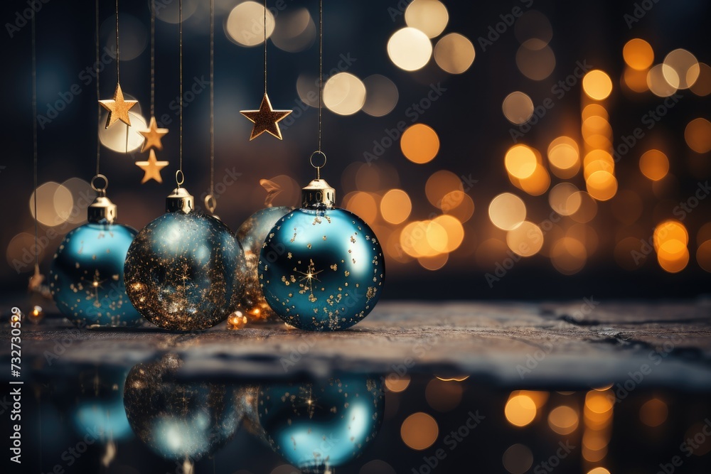 Frame of lights bokeh golden flares and sparkler isolated on rustic dark blue wooden texture - Holiday New Year's Eve Silvester New Year Party festive background banner greeting card Frame of lights bokeh golden flares and sparkler isolated on rustic dark blue wooden texture - Holiday New Year's Eve Silvester New Year Party festive background banner greeting card