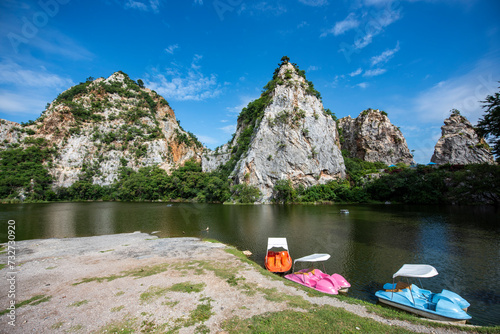 THAILAND RATCHABURI KHAO NGU ROCK PARK photo