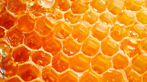background of honeycomb texture close-up
