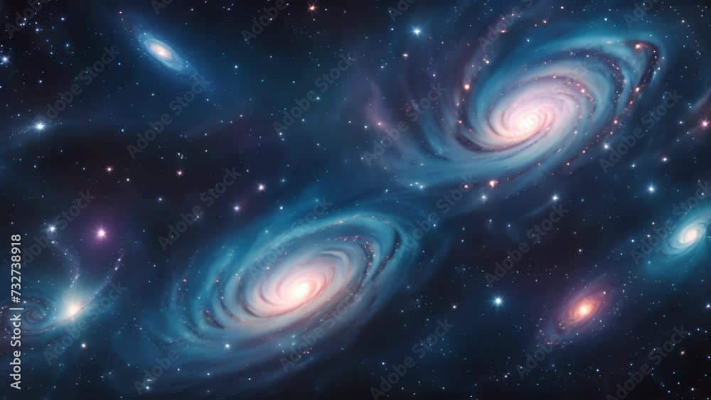 Galactic landscape. Galactic landscape.