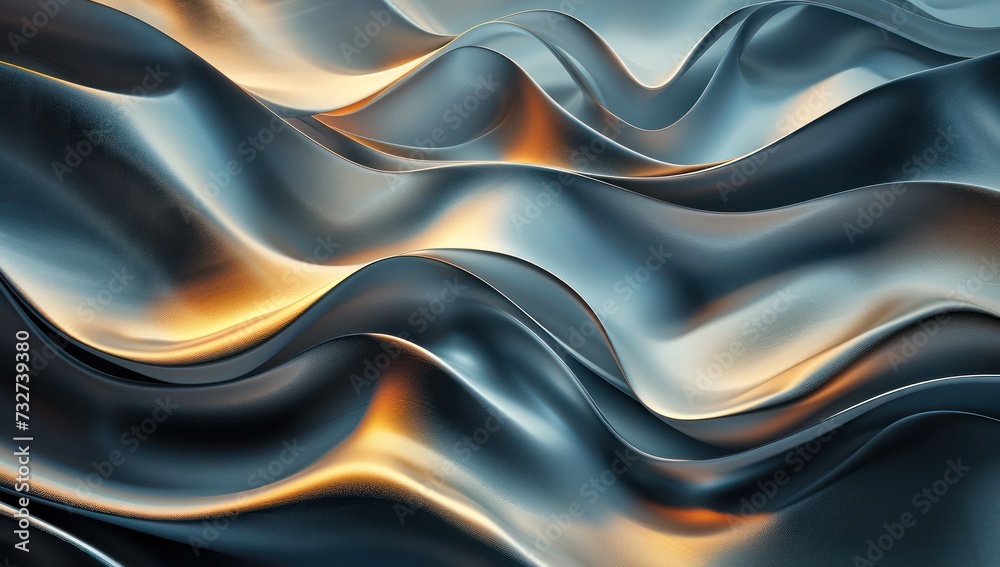 Obraz premium Abstract background with soft lines for technological processes, science, presentations, education, etc