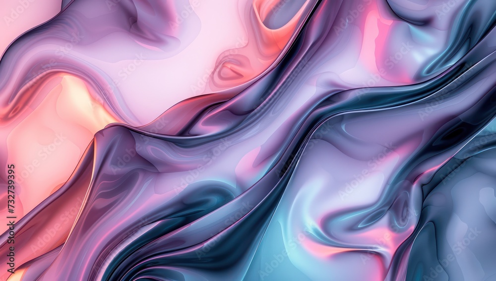 Obraz premium Abstract background with soft lines for technological processes, science, presentations, education, etc