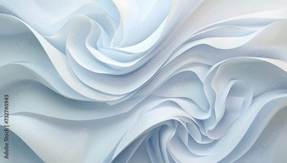 Obraz premium White and blue smooth material. Background for technological processes, science, presentations, education, etc