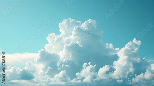 Simple abstract background mimicking the serene beauty of clouds floating in the sky