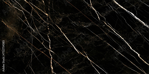 Luxury black marquina marble stone texture with a lot of details used for so many purposes such ceramic wall and floor tiles ans 3d PBR materials. photo