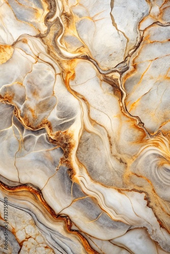 White Marble Granite with Brown and Gold Texture: Elegant Background Surface Pattern for Interior Design, White marble background with gold texture for luxury products