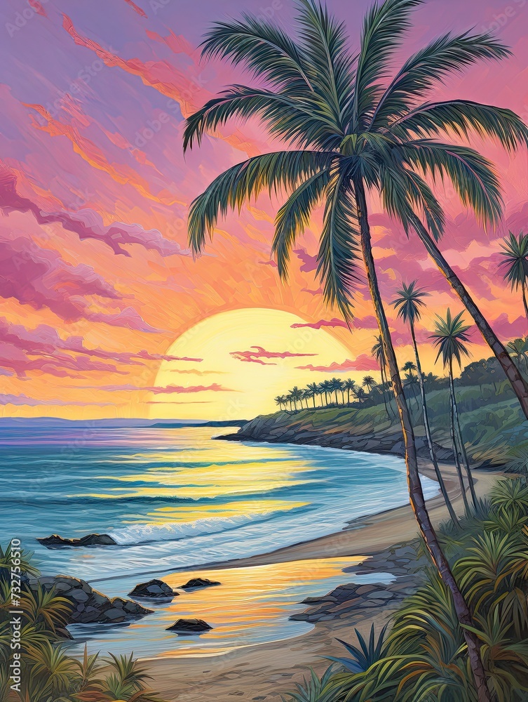 Palm Beach Twilight Landscape - Seascape Art Print | Scenic Prints