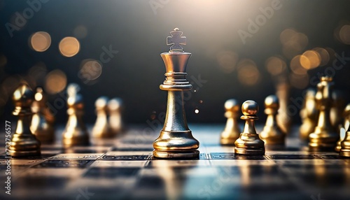 king chess pieces represent leadership and strategic planning while also symbolizing teamwork and a competitive spirit
