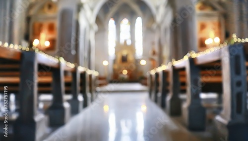 church interior blur abstract background © Alexander