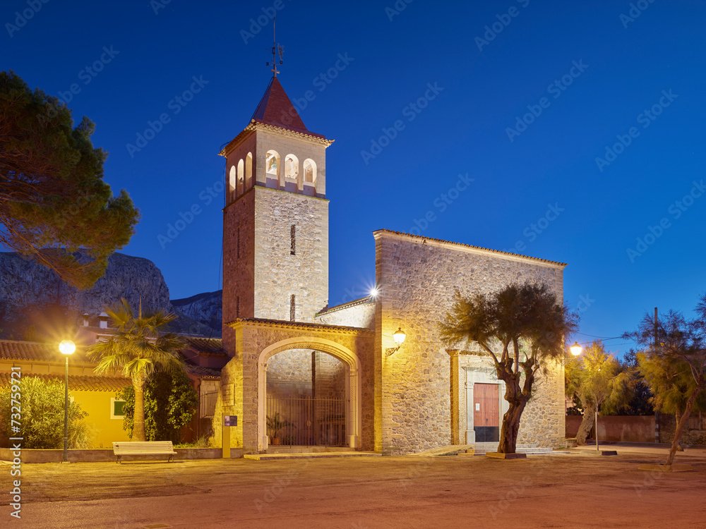 Naklejka premium Kirche Esglesia de Sant Pere, Mallorca, Balearen, Spanien