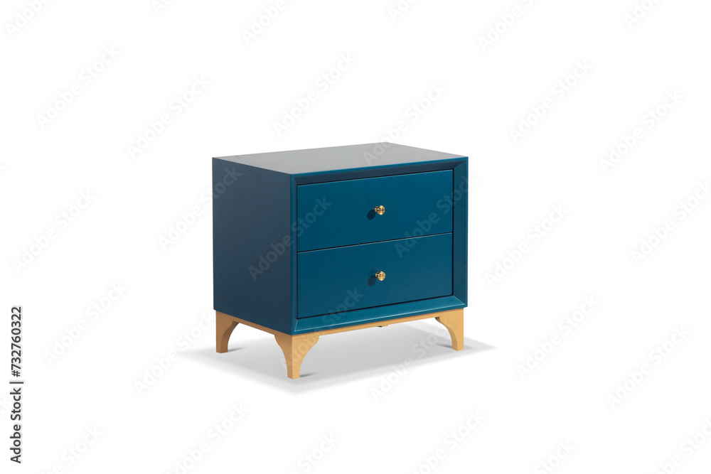 modern wood bedside table isolated on white background modern wood bedside table isolated on white background