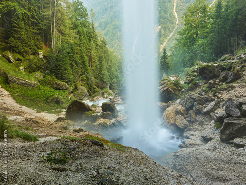 Pericnik Wasserfall  Triglav Nationalpark  Slowenien  Europa