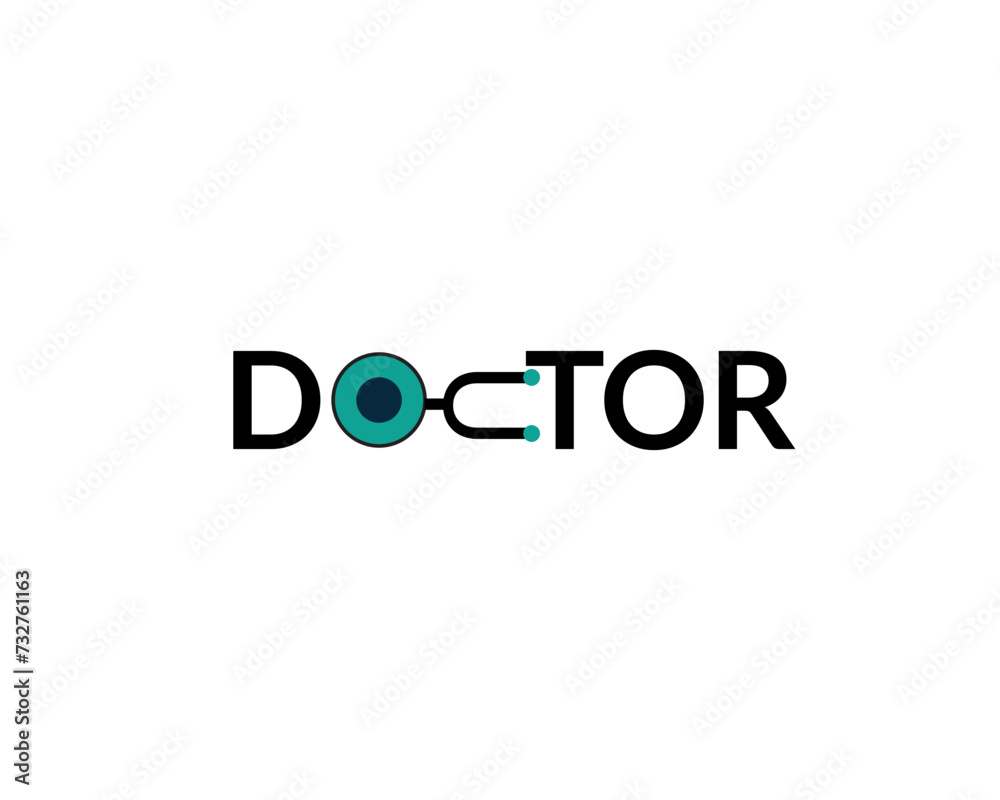 Creative Logo for health care phonendoscope . 