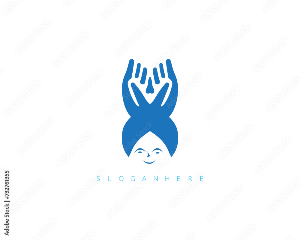 Fototapeta premium Crreative WOMAN Logo Design . 