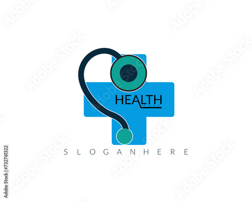 CREATIVE  HEALTH  Care Logo Template .