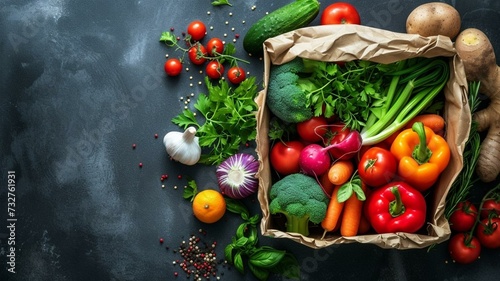 still life with fresh vegetables © Karen