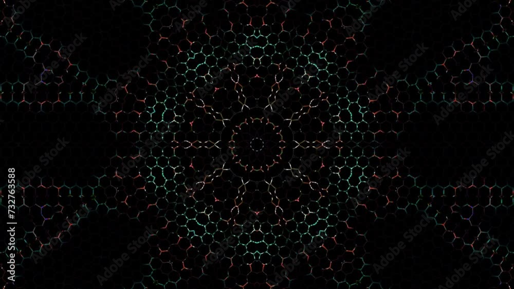 Abstract background moving stripes and flashing with shining light dots. Animation with circles Abstract background moving stripes and flashing with shining light dots. Animation with circles