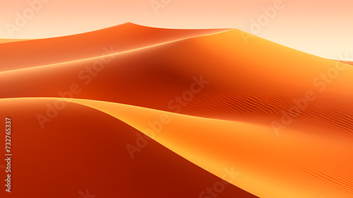 Desert background, desert landscape photography with golden sand dunes