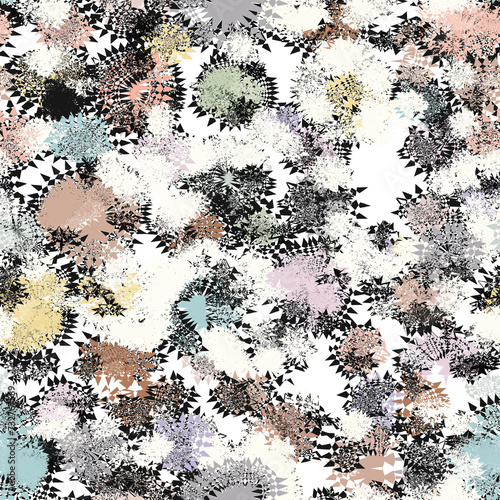 abstract colormix design seamless pattern