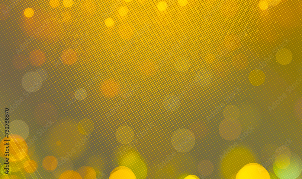 Yellow bokeh background for banner, poster, event, celebrations and various design works Yellow bokeh background for banner, poster, event, celebrations and various design works