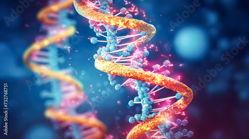 An abstract plexus DNA organic background