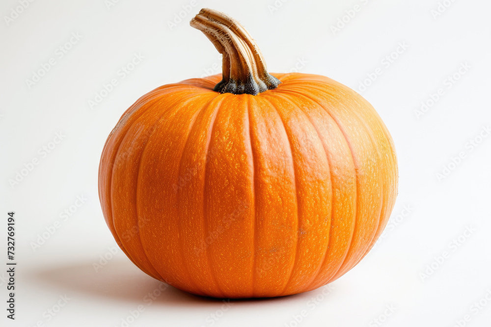 Vibrant Orange Pumpkin Isolated on a White Background Signaling Autumn Harvest A ripe, brightly colored orange pumpkin sits center stage against a clean white backdrop. Vibrant Orange Pumpkin Isolated on a White Background Signaling Autumn Harvest A ripe, brightly colored orange pumpkin sits center stage against a clean white backdrop.