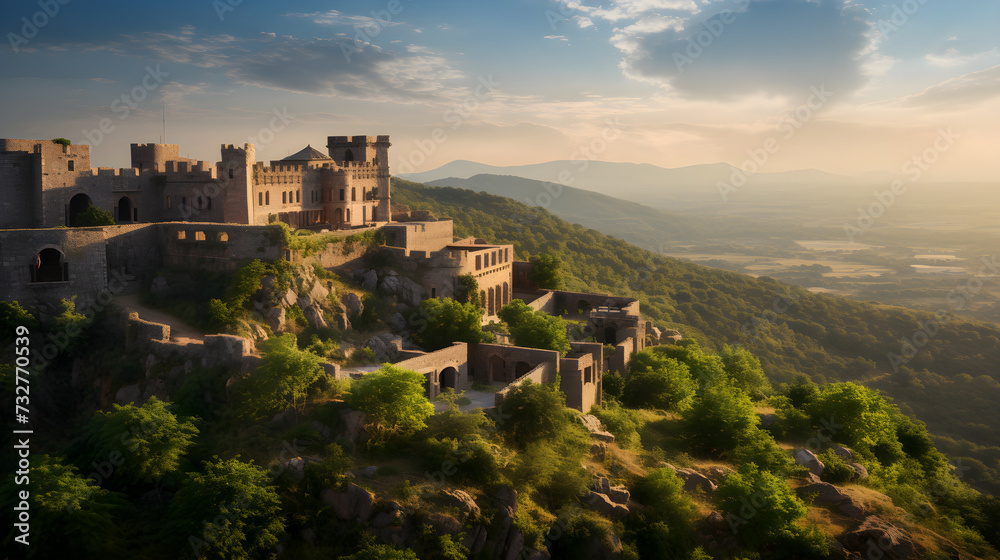 Ancient Wonders Unveiled: The Grandeur and Mystique of Ehmedek Castle Amid Blissful Landscape