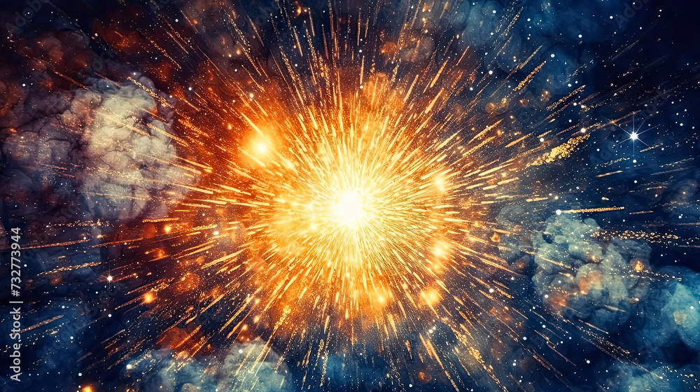 A mesmerizing nebula, a cluster of stars in deep space A mesmerizing nebula, a cluster of stars in deep space